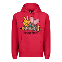 Cardinal peace love headstent Premium Hoodie - JahusDesignShop