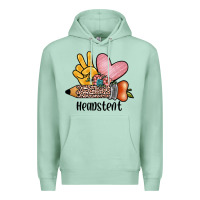 Seafoam peace love headstent Premium Hoodie - JahusDesignShop