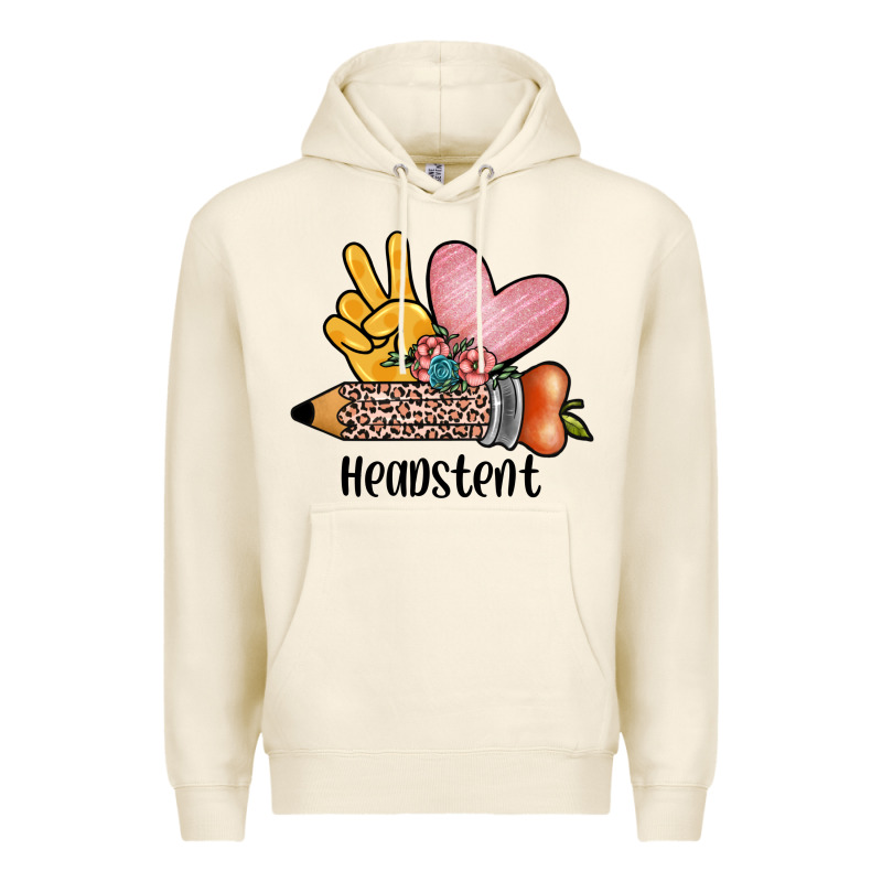 Peace Love Headstent Premium Hoodie by JahusDesignShop | Teevron