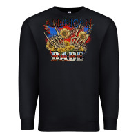 Black American babe 4th of july Premium Sweatshirt - CowGirlArtShop