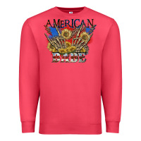 Cardinal American babe 4th of july Premium Sweatshirt - CowGirlArtShop
