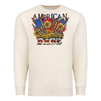 Sandshell American babe 4th of july Premium Sweatshirt - CowGirlArtShop