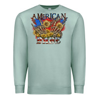 Seafoam American babe 4th of july Premium Sweatshirt - CowGirlArtShop