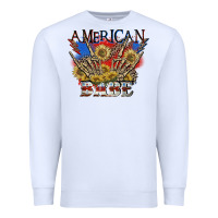 White American babe 4th of july Premium Sweatshirt - CowGirlArtShop