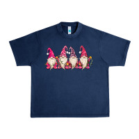 Navy christmas gnomies Urban Heavy Tee - MaliasSmallBusiness