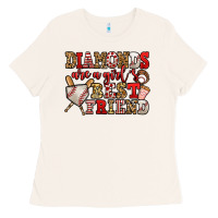 Bone diamonds are a girl's best friend baseball Ladies Tee - Jasminsmagicworld