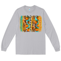 Moon Dust fall pumpkin brushstroke Long Sleeve Tee - BundleAndBundleShop
