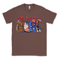 Chestnut all american girl Classic Tee - NancyCooperArtShop