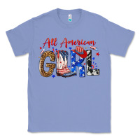 Colony Blue all american girl Classic Tee - NancyCooperArtShop