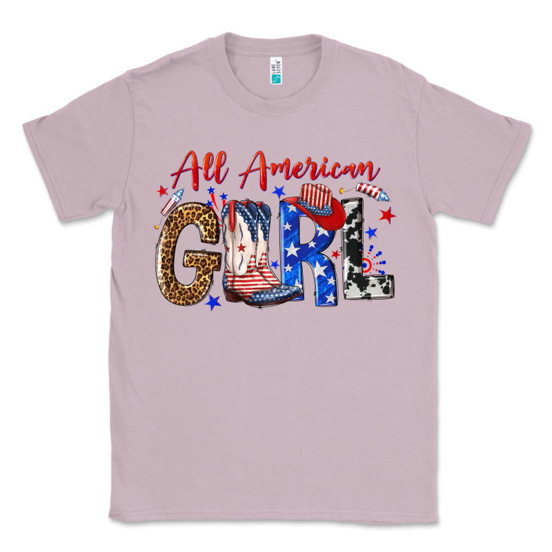 All American Girl Classic Tee by NancyCooperArtShop | Teevron