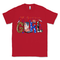 Red all american girl Classic Tee - NancyCooperArtShop