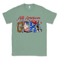 Sage all american girl Classic Tee - NancyCooperArtShop