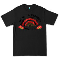 Black me de la herencia hispana hand fan Premium Tee - BundleAndBundleShop