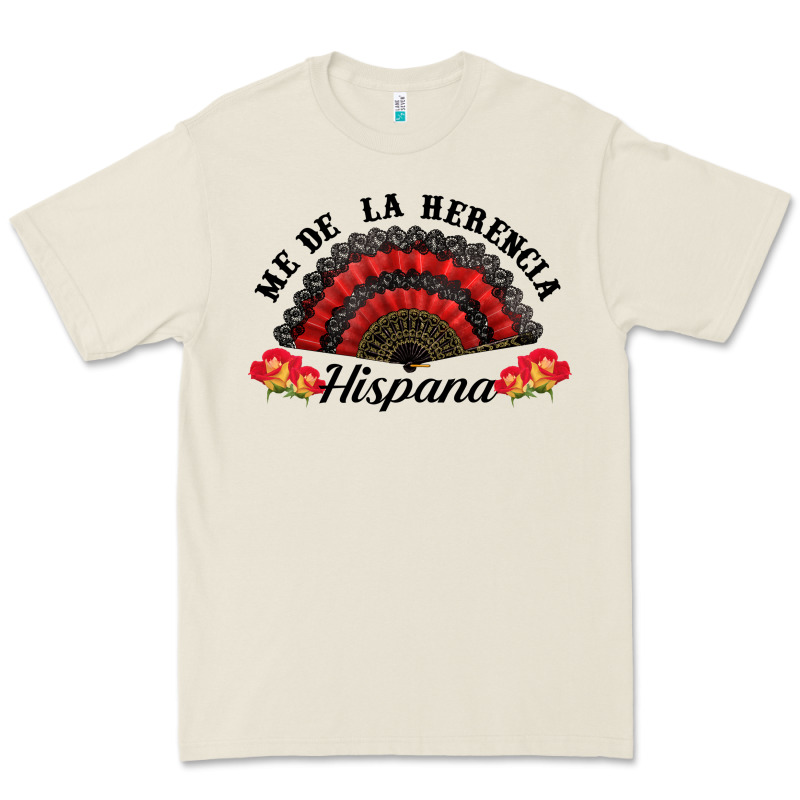 Me De La Herencia Hispana Hand Fan Premium Tee by BundleAndBundleShop | Teevron