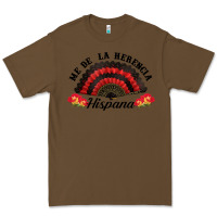 Cacao me de la herencia hispana hand fan Premium Tee - BundleAndBundleShop