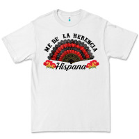 White me de la herencia hispana hand fan Premium Tee - BundleAndBundleShop