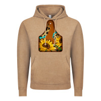 Vintage Coffee cowtag Vintage Hoodie - Jasminsmagicworld