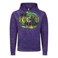 Cloud Purple one lucky teacher Vintage Hoodie - MaliasSmallBusiness