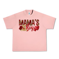 Salmon mamas boy with leopard Urban Heavy Tee - NancyCooperArtShop