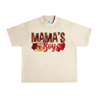Sandshell mamas boy with leopard Urban Heavy Tee - NancyCooperArtShop