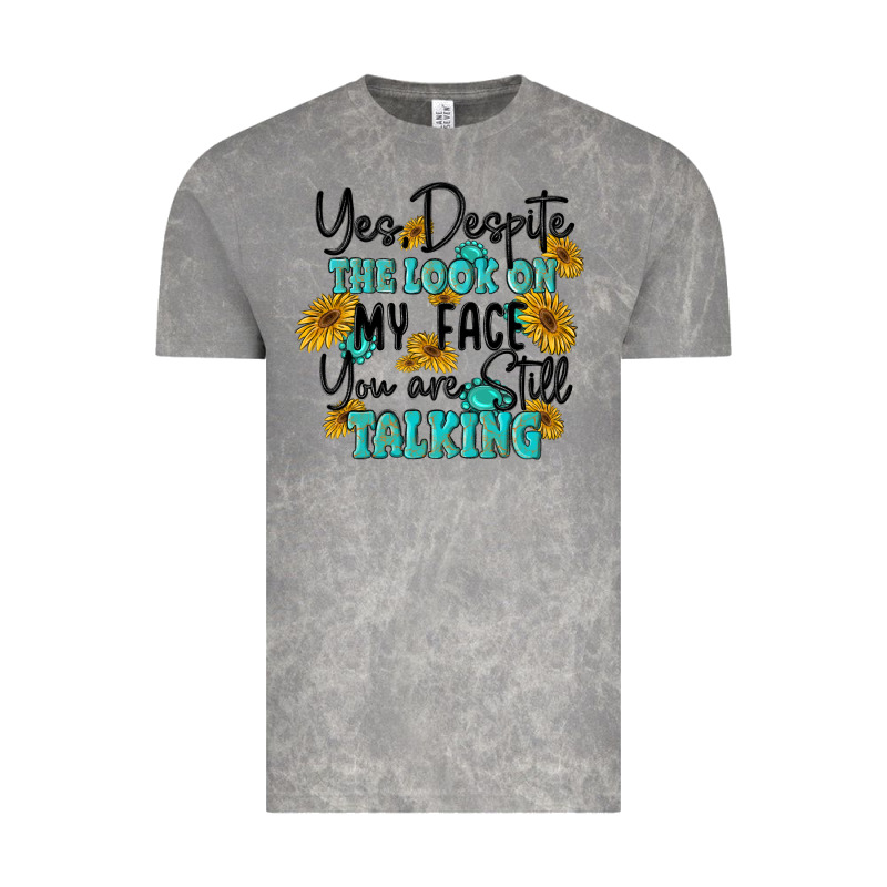 You Despite The Lok On My Face You Are Still Talki Vintage Tee by MaliasSmallBusiness | Teevron