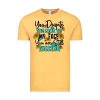 Vintage Mustard you despite the lok on my face you are still talki Vintage Tee - MaliasSmallBusiness
