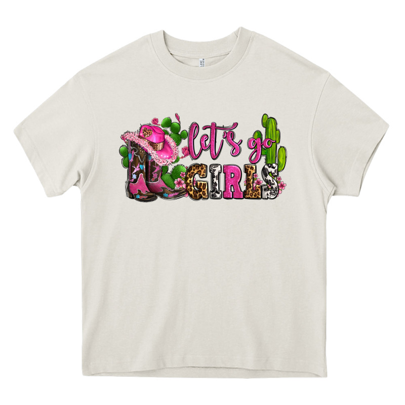 Lets Go Girls With Boots And Hats Heavy Core Tee by AdoDesignShop | Teevron