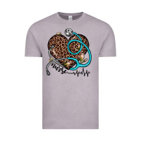 Vintage Zinc nurse leopard heart Vintage Tee - JahusDesignShop