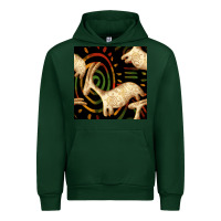 Forest Green african ethnic animal seamless pattern Urban Hoodie - BundleAndBundleShop