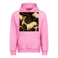 Fuchsia Pink african ethnic animal seamless pattern Urban Hoodie - BundleAndBundleShop