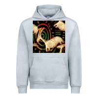 Heather Grey african ethnic animal seamless pattern Urban Hoodie - BundleAndBundleShop