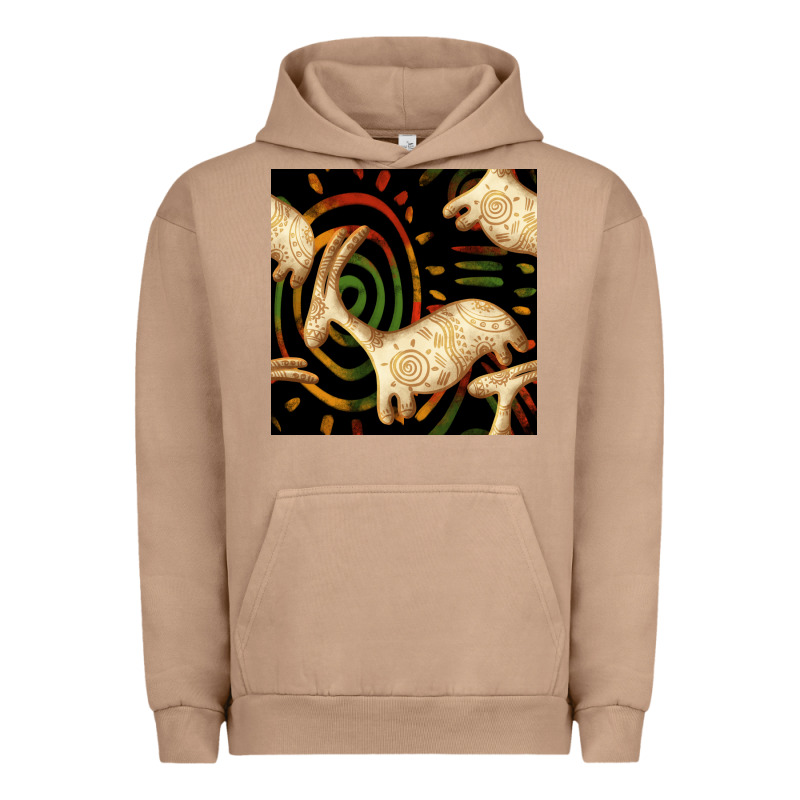 African Ethnic Animal Seamless Pattern Urban Hoodie by BundleAndBundleShop | Teevron