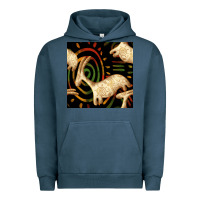Pigment Midnight Navy african ethnic animal seamless pattern Urban Hoodie - BundleAndBundleShop