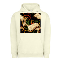 Pigment Pistachio african ethnic animal seamless pattern Urban Hoodie - BundleAndBundleShop