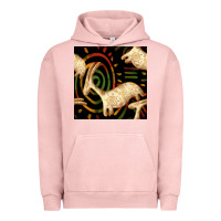 Pigment Salmon african ethnic animal seamless pattern Urban Hoodie - BundleAndBundleShop