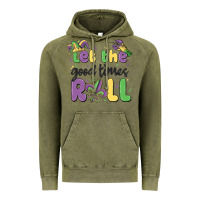 Vintage Olive let the good times roll Vintage Hoodie - MaliasSmallBusiness
