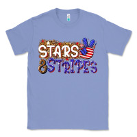 Colony Blue stars and stripes Classic Tee - NancyCooperArtShop