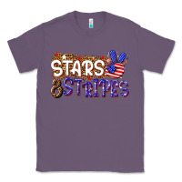 Lavender stars and stripes Classic Tee - NancyCooperArtShop