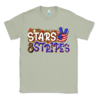 Matcha stars and stripes Classic Tee - NancyCooperArtShop