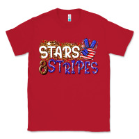 Red stars and stripes Classic Tee - NancyCooperArtShop