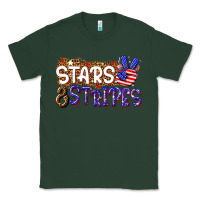 Sports Green stars and stripes Classic Tee - NancyCooperArtShop