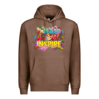 Chestnut teach love inspire Premium Hoodie - CowGirlArtShop