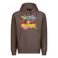 Coffee teach love inspire Premium Hoodie - CowGirlArtShop