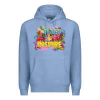 Colony Blue teach love inspire Premium Hoodie - CowGirlArtShop