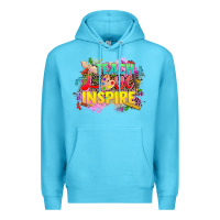 Ocean Blue teach love inspire Premium Hoodie - CowGirlArtShop