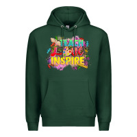 Sports Green teach love inspire Premium Hoodie - CowGirlArtShop