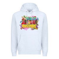 White teach love inspire Premium Hoodie - CowGirlArtShop