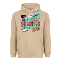 Mushroom Small Business Mama Heavyweight Hoodie - CowGirlArtShop