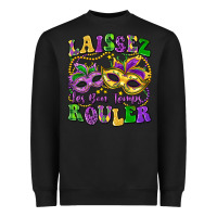 Black laissez les bon temps rouler Heavyweight Sweatshirt - LillyAllenDesigns