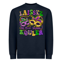 Navy laissez les bon temps rouler Heavyweight Sweatshirt - LillyAllenDesigns
